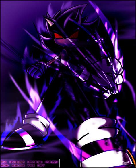 Dark Super Sonic V2 By Hyuugakarasu On Deviantart
