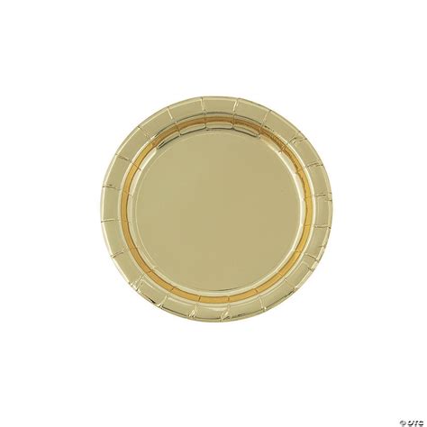 We have great discounts on plates, tablecloths, napkins, cups, cutlery & more. Metallic Gold Paper Dessert Plates - 8 Ct. - Discontinued