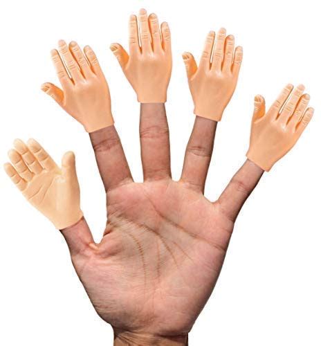 Buy Daily Portable Tiny Hands High Five 10 Pack Flat Hand Style Mini