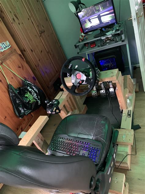 Built This Sim Rig About A Year Ago Now Using A Logitech G920 With A