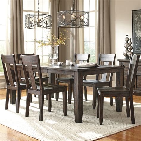 Each set includes a table and 6 side chairs so there's room for the whole family. Signature Design by Ashley 7 Piece Dining Set & Reviews ...