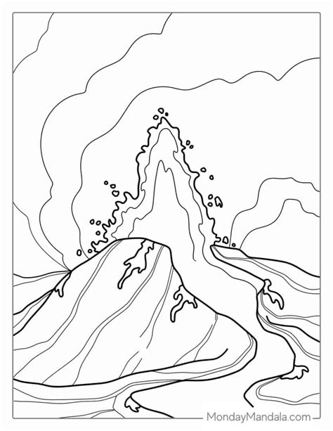 20 Volcano Coloring Pages (Free PDF Printables)