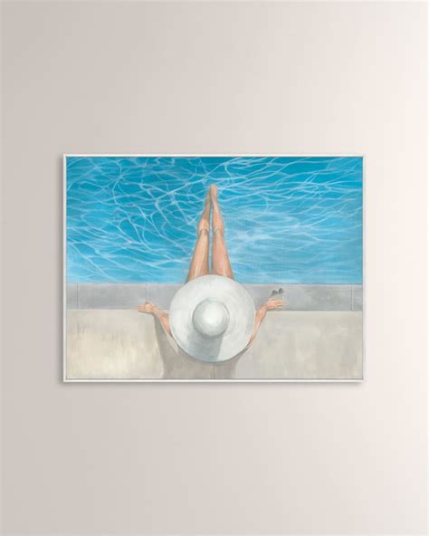 Cool By The Pool Giclee On Canvas Wall Art Neiman Marcus