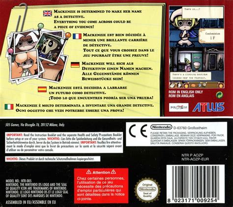 touch detective 2006 box cover art mobygames