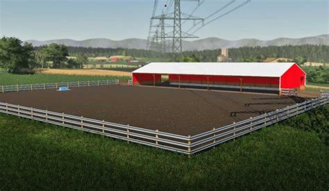 Fs19 American Barn With Paddock V10 Fs 19 And 22 Usa Mods Collection
