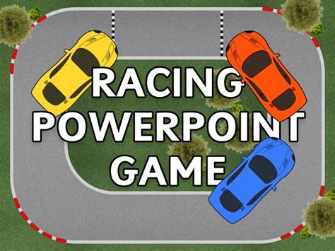 Racing Track Ppt Game Teaching Resources