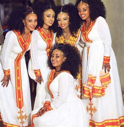 Ladies Ethiopian Clothing African Women Ethiopian Women