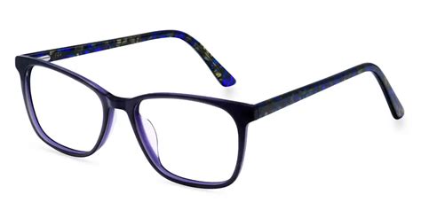 H5071 Rectangle Black Eyeglasses Frames Leoptique
