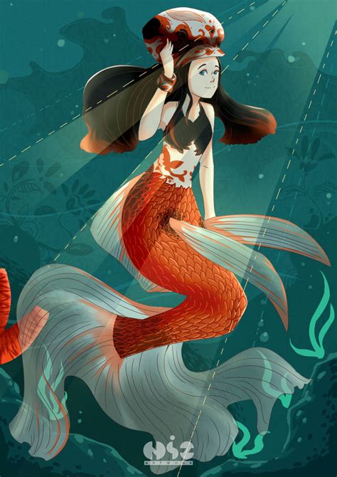 The Goldfish Mermaid By Nizart21 On Deviantart