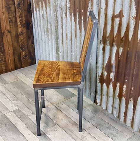 Industrial Style Dining Chair Bespoke Dining Chairs Wooden Chairs