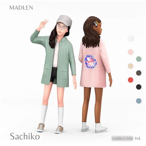 Sachiko Outfit Madlen On Patreon Sims 4 Cc Kids Clothing Sims 4