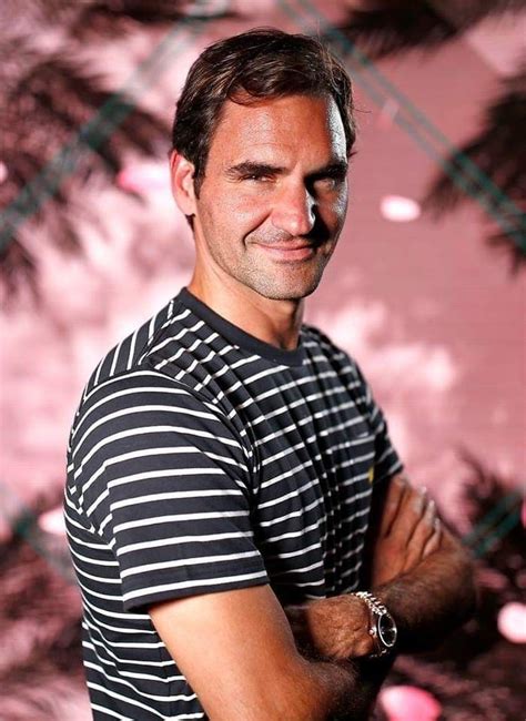 March 2019 Roger Federer Portrait Tennis Players