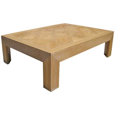 I show you how to take reclaimed parquet flooring and turn it into a stylish coffee table. Parquet Top Coffee Table by Lane at 1stdibs