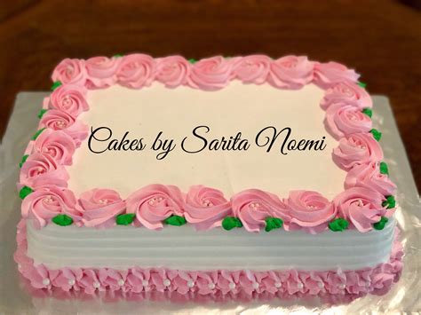 Pastel de cumpleaños para mujer. Half sheet cake | cake for girl | pastel para mujer en ...