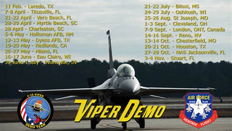 Shaw Air Force Base Viper Demo Team