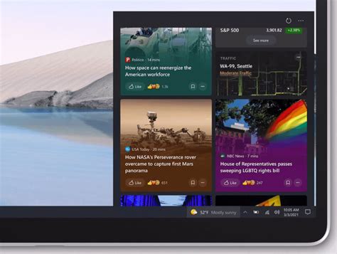 Windows 10s News And Interest Widget Blurry Try This Optional Update