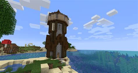 Dark Oak Lighthouse Build Rminecraftbuilds