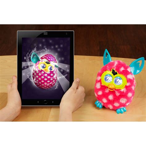 Buy Furby Pink And Blue Hearts Boom Plush Toy Online At Low Prices In