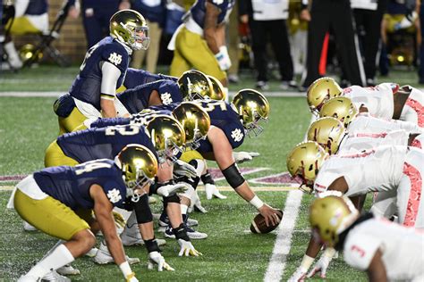 Here is notre dame's full schedule for the 2020 season as the the fighting irish reach the college football playoff for a second time in three seasons. Notre Dame Offensive Line Must Live Up To Its Hype Against ...