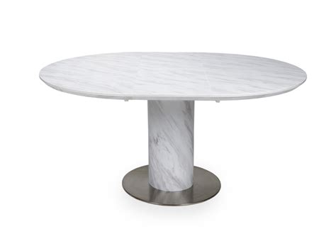 Allure Round Extending Dining Table 1200mm 1600mm Furniture Link