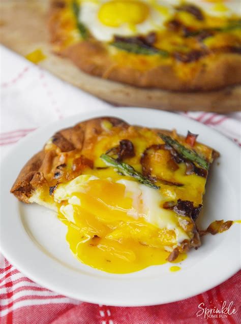 Breakfast Pizza With Hollandaise Sauce ⋆ Sprinkle Some Fun