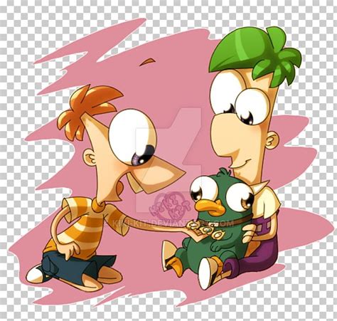 Ferb Fletcher Phineas Flynn Perry The Platypus Cartoon Png Clipart