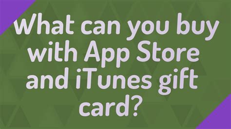 We did not find results for: What can you buy with App Store and iTunes gift card ...