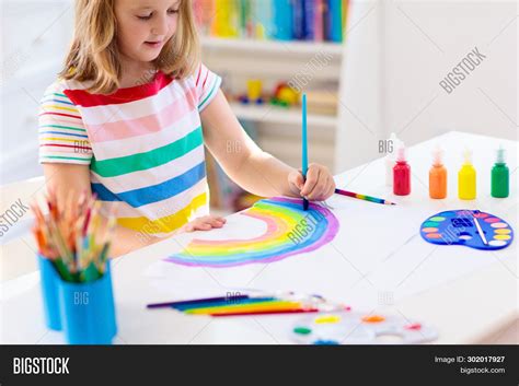 Kids Paint Child Image And Photo Free Trial Bigstock