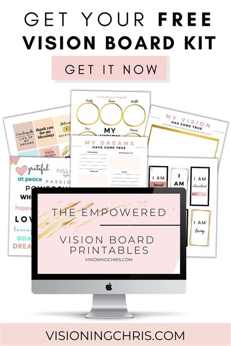 The Best Free Vision Board Kit For Easy Vision Board Creation Free