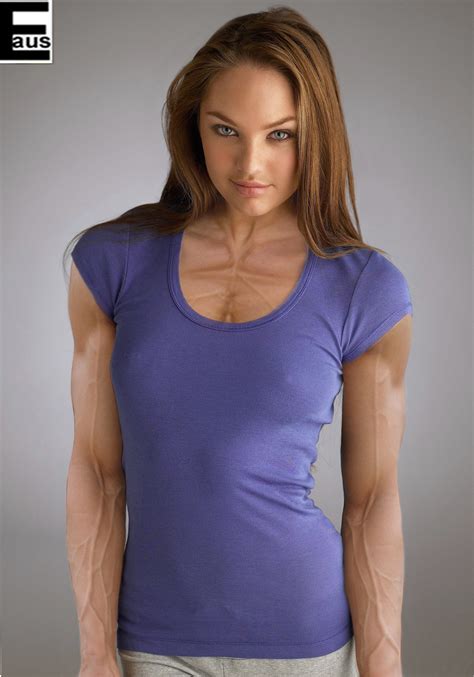 Muscular Candace Swanepol Morph by edinaus on DeviantArt