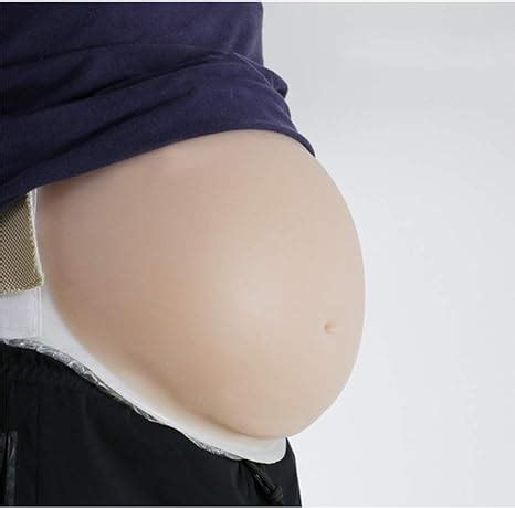 PHASFBJ Silikon Falscher Bauch Gefälschter Schwangerschaftsbauch Künstliche Schwangerschaft