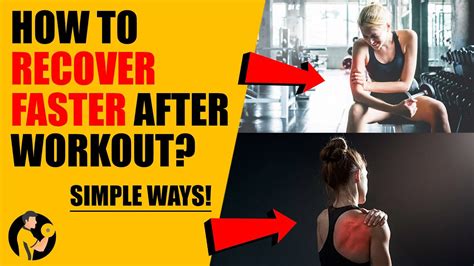 How To Recover Faster After Workout Muscle Recovery Tips Muscle