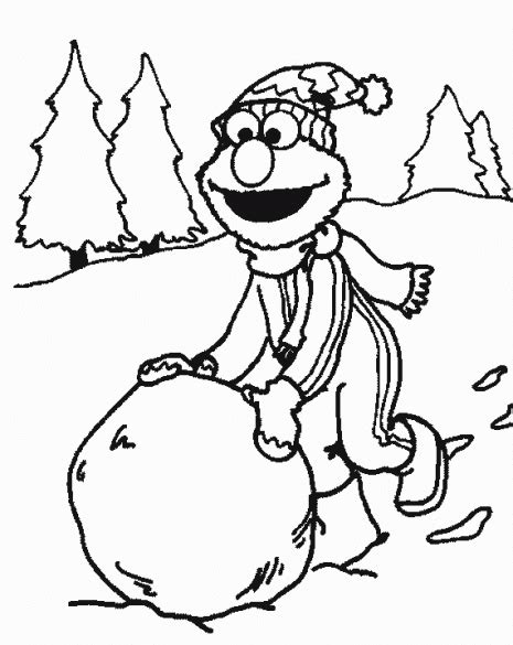 Elmo Christmas Coloring Pages Learn To Coloring