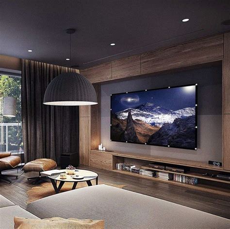 15 The Perfect Tv Wall Will Surprise The Guest 9 In 2020 Modern Tv