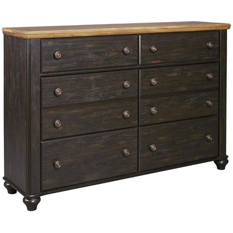To redeem is to save, renew, preserve, and restore. B220-31 Ashley Furniture Maxington - Two-tone Bedroom Dresser