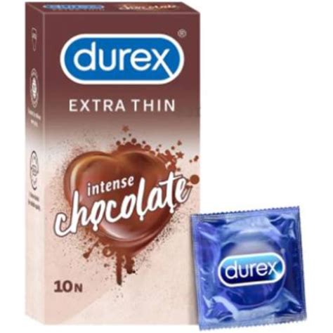 DUREX Extra Thin With Intense Chocolate Flavor Condom Condom Etsy