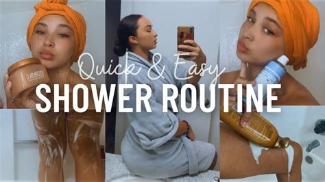 My Simple Quick And Easy Shower Routine Feminine Hygiene Exfoliating Bodycare Etc Youtube