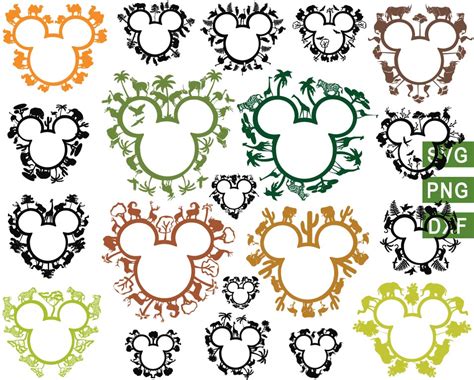 Disney safari svg, Mickey Safari svg, Disney Animal Kingdom svg