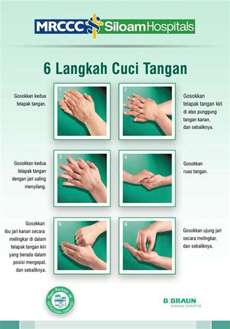 Dilakukan dengan menggosokkan tangan menggunakan cairan antiseptik (handrub) atau dengan air mengalir dan sabun antiseptik (handwash). 20+ Ide Pamflet Cuci Tangan 6 Langkah - Little Duckling Blog
