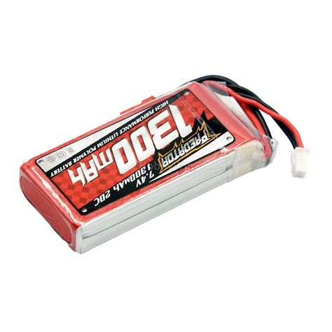 Fms Part 74v2s 1300mah 20c Lipo Battery Jst Plug Rc Model Plane