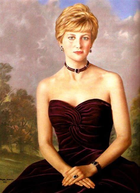 Art ~ Diana Lady Diana Portrait Princess Diana