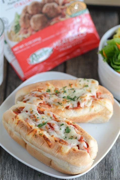 Easy Meatball Subs Real Mom Nutrition And Easy Home Meals