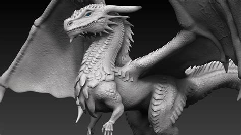Artstation Dragon Sculpting
