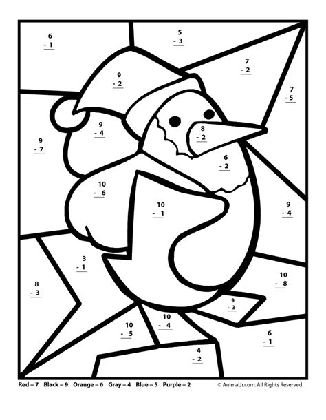 Welcome to our supersite for interactive & printable online coloring pages! Free Printable Christmas Math Worksheets: Pre K, 1st Grade ...