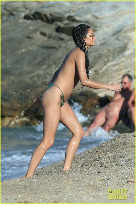 Shay Mitchell Goes Topless At The Beach In Greece Photo 3923584