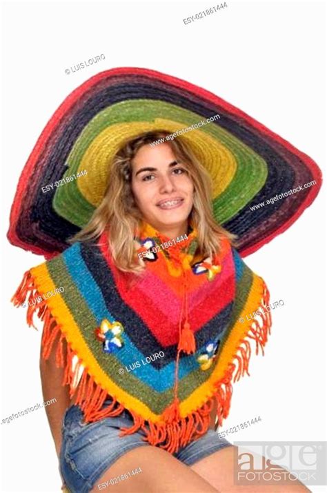 Sombrero Girl Stock Photo Picture And Low Budget Royalty Free Image