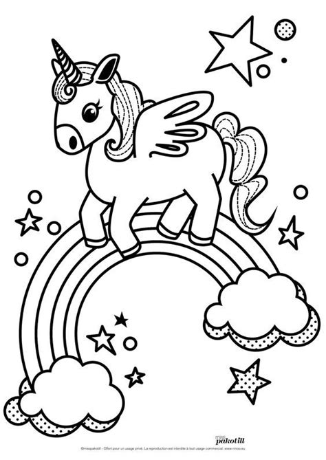 Unicornio Para Colorear Infantil - como desenhar lol pets