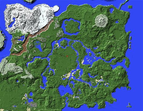A Minecraft Player Is Building The Entire Zelda Breath Of The Wild Map
