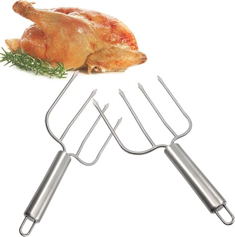 I Kito Thanksgiving Turkey Lifters Set Of Two Roasting Poultry Forks