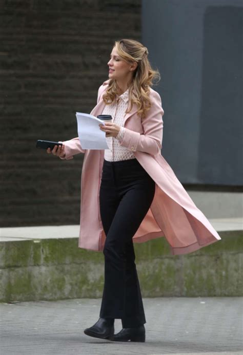 Melissa Benoist On The Set Of Supergirl In Vancouver 03072019